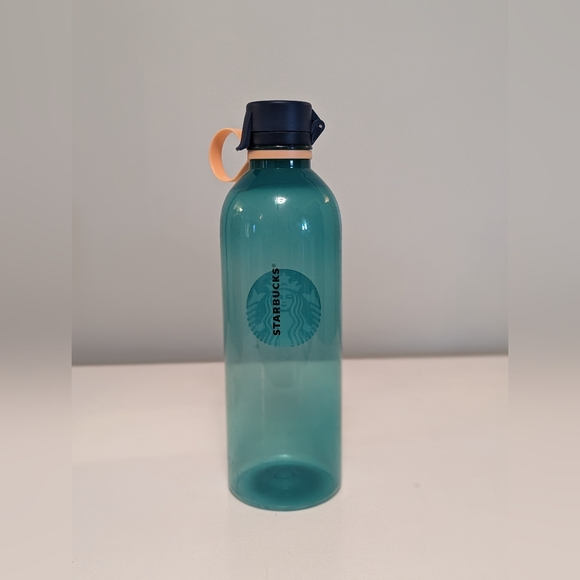 Starbucks Water Bottle Plastic 24 Oz. Green Limited Summer Collection - Picture 2 of 4